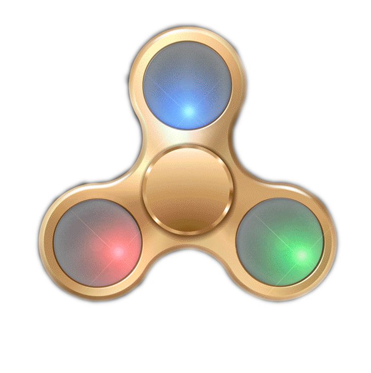 Luminous LED Light Fidget Spinner LightLevel: Basic-Semi Pro
